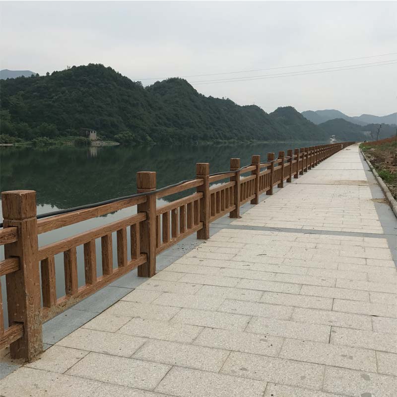 梯形仿木栏杆